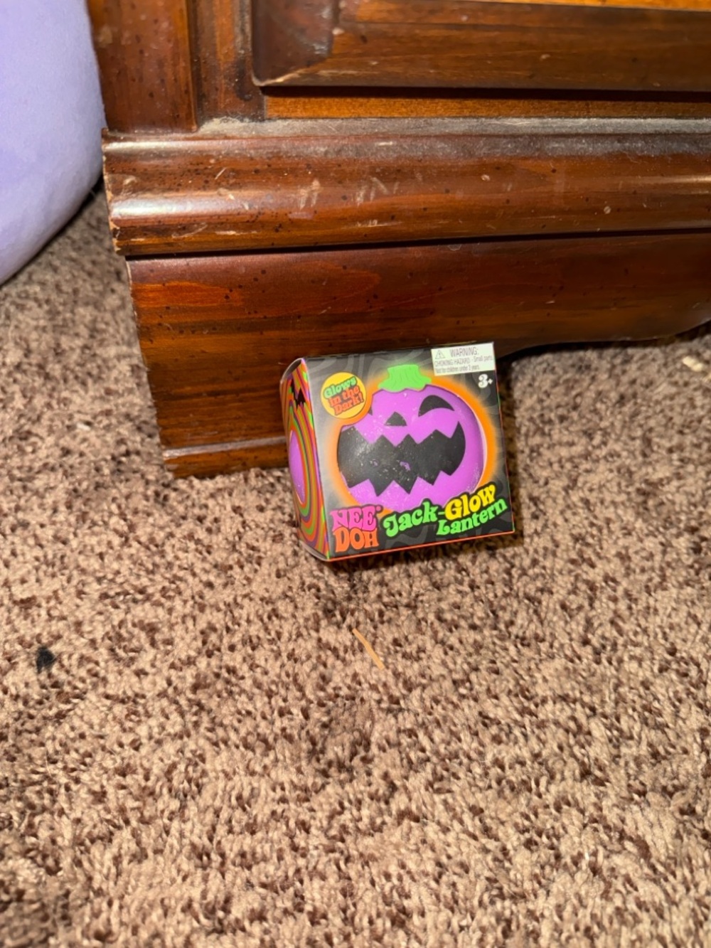 Purple Needoh Jack Glow Lantern Halloween Squishy